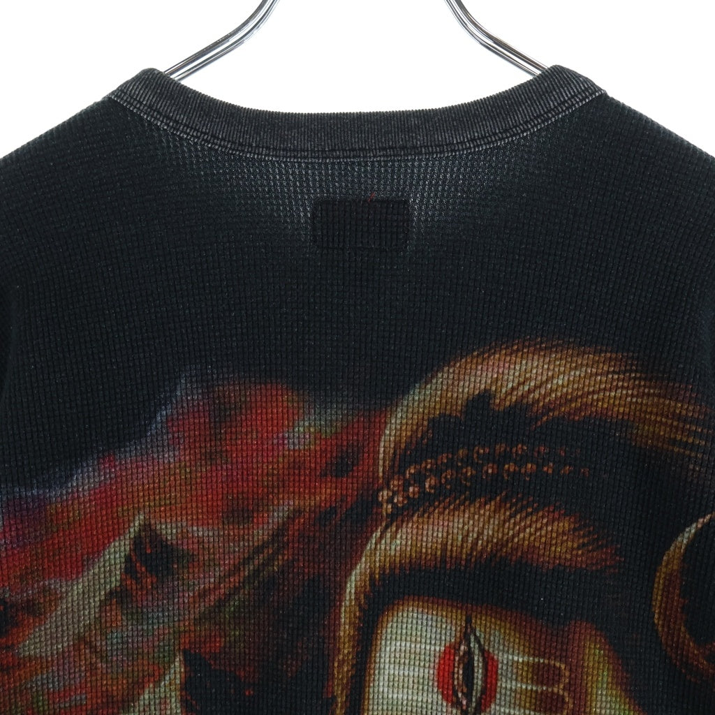 SUPREME(シュプリーム) 19AW Ganesh L/S Thermal ガネーシャ サーマル クルーネック長袖Tシャツ カットソー ブラック
