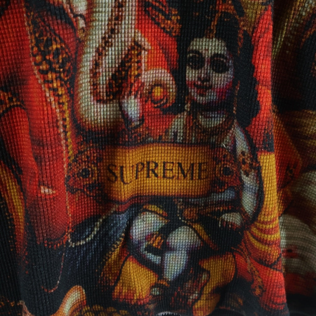 SUPREME(シュプリーム) 19AW Ganesh L/S Thermal ガネーシャ サーマル クルーネック長袖Tシャツ カットソー ブラック