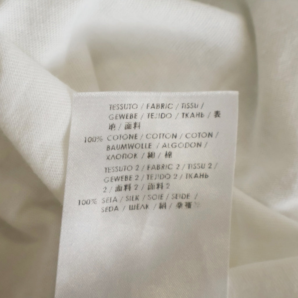 Alexander McQueen(アレキサンダーマックイーン) イタリア製 スカルプリント クルーネック 半袖Tシャツ カットソー ホワイト 174981 QEZ68