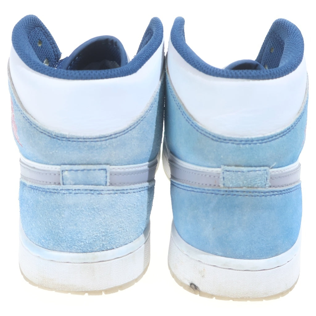 NIKE(ナイキ) AIR JORDAN1 MID SE WHITE/HYPER ROYAL/RED エアジョーダン1 ミッドカットスニーカー ホワイト/ブルー US10/28cm DN3706-401