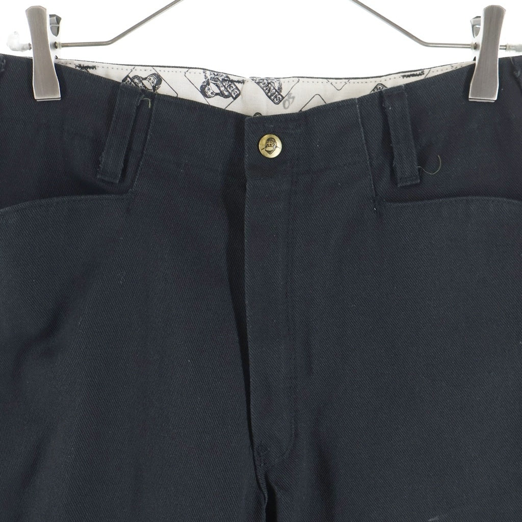 BEN DAVIS(ベンデイビス) GORILLA CUT WORK PANTS ゴリラカット ジップフライワークパンツ ブラック