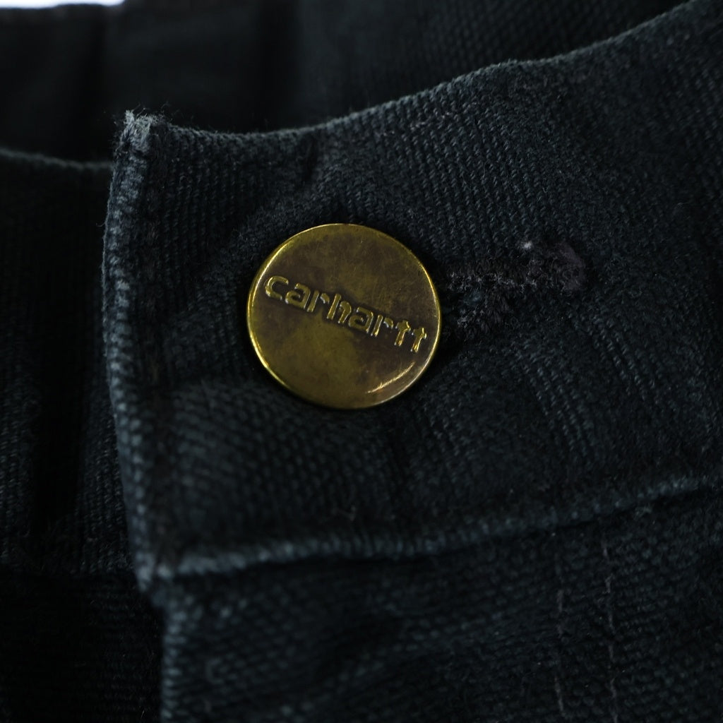 CARHARTT(カーハート) DUCK WORK PANTS ダック地 ワークペインターパンツ ブラック B11-BLK