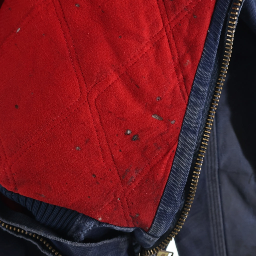 CARHARTT(カーハート) 80-90S VINTAGE SANTA FE JACKET ヴィンテージ サンタフェ 中綿 ジップアップダックワークジャケット ネイビー