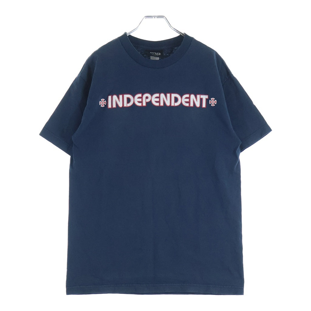 VINTAGE(ヴィンテージ) 90S VINTAGE INDEPENDENT TEE ヴィンテージ インディペンデント 両面プリントTシャツ 半袖クルーネックカットソー ネイビー