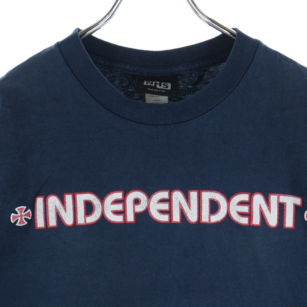 VINTAGE(ヴィンテージ) 90S VINTAGE INDEPENDENT TEE ヴィンテージ インディペンデント 両面プリントTシャツ 半袖クルーネックカットソー ネイビー