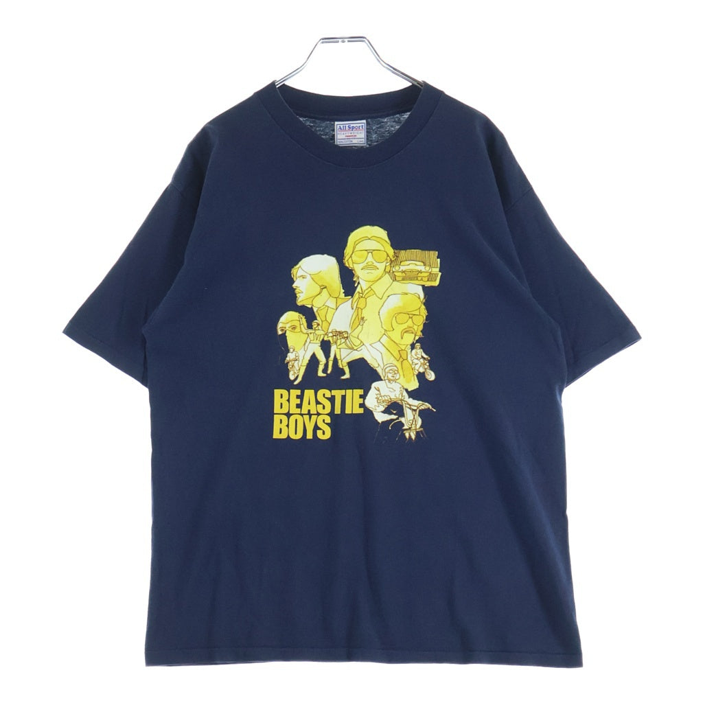VINTAGE(ヴィンテージ) 90S VINTAGE BEASTY BOYS ALL SPORT ヴィンテージ ビースティーボーイズ フロントプリントTシャツ 半袖クルーネックカットソー ネイビー