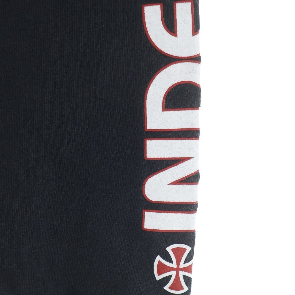 VINTAGE(ヴィンテージ) 90S INDEPENDENT L/S TEE NHS インディペンデント バックロゴプリントTシャツ 長袖クルーネックカットソー ブラック