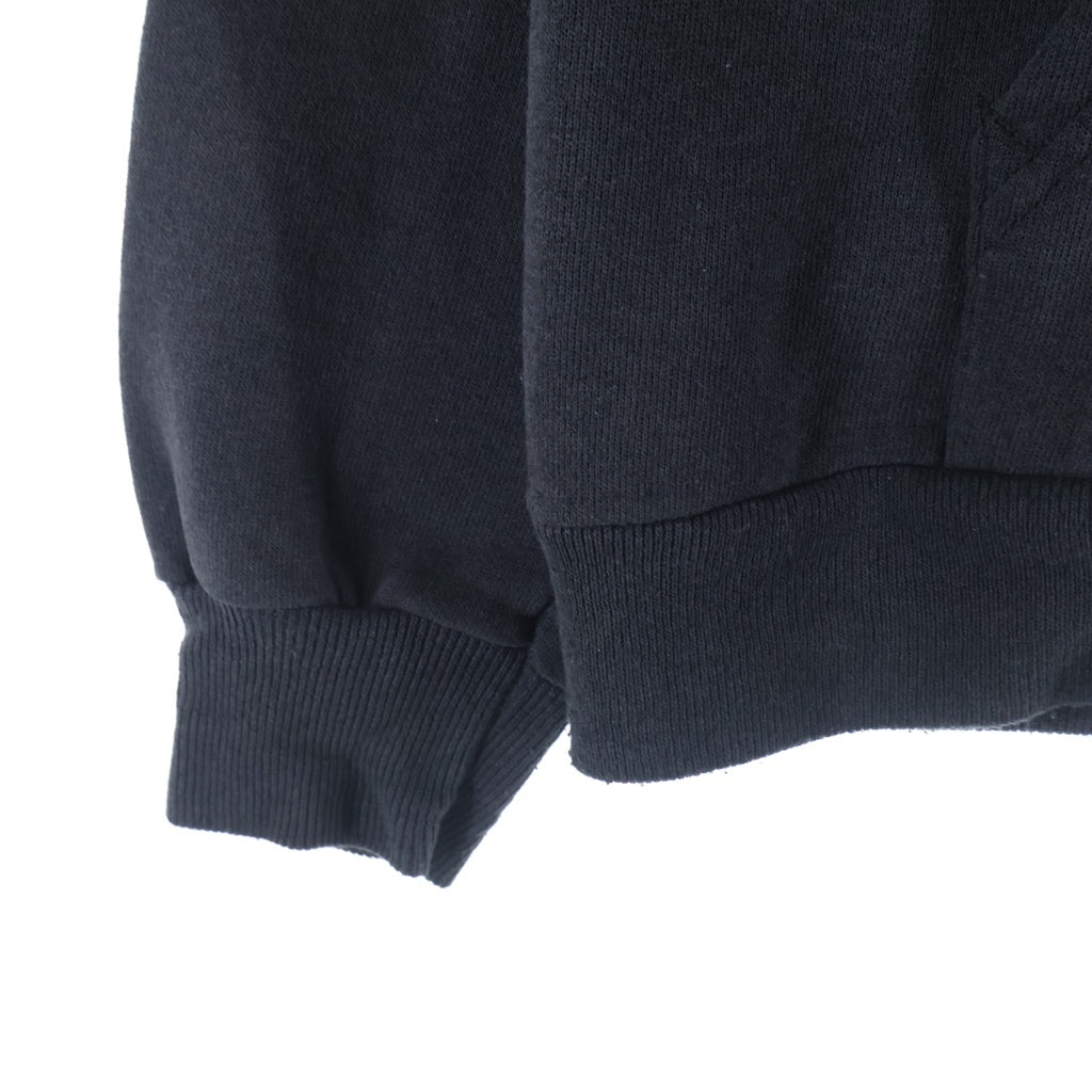 THRASHER(スラッシャー) 90S PULLOVER PARKA HANES ヴィンテージ ひし形ロゴ フロントプリント プルオーバースウェットパーカー フーディー ブラック