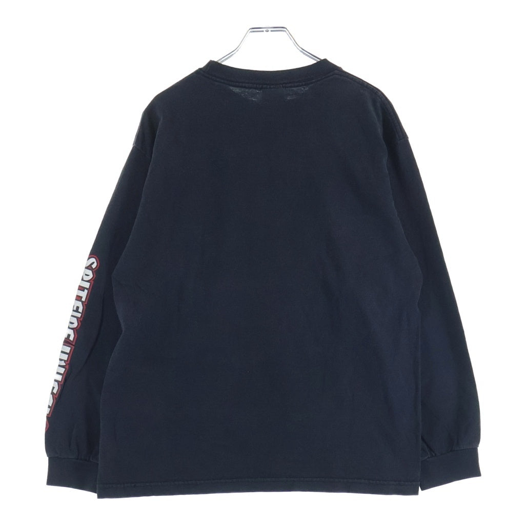 VINTAGE(ヴィンテージ) 00S VINTAGE SPIT FIRE L/S TEE ヴィンテージ スピットファイア フロントロゴプリントTシャツ 長袖クルーネックカットソー ブラック