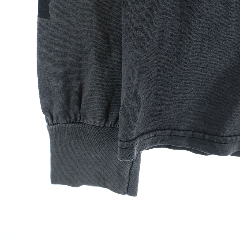 THRASHER(スラッシャー) 00S VINTAGE L/S FIRE LOGO TEE ヴィンテージ ファイヤーロゴプリントTシャツ 長袖クルーネックカットソー ブラック