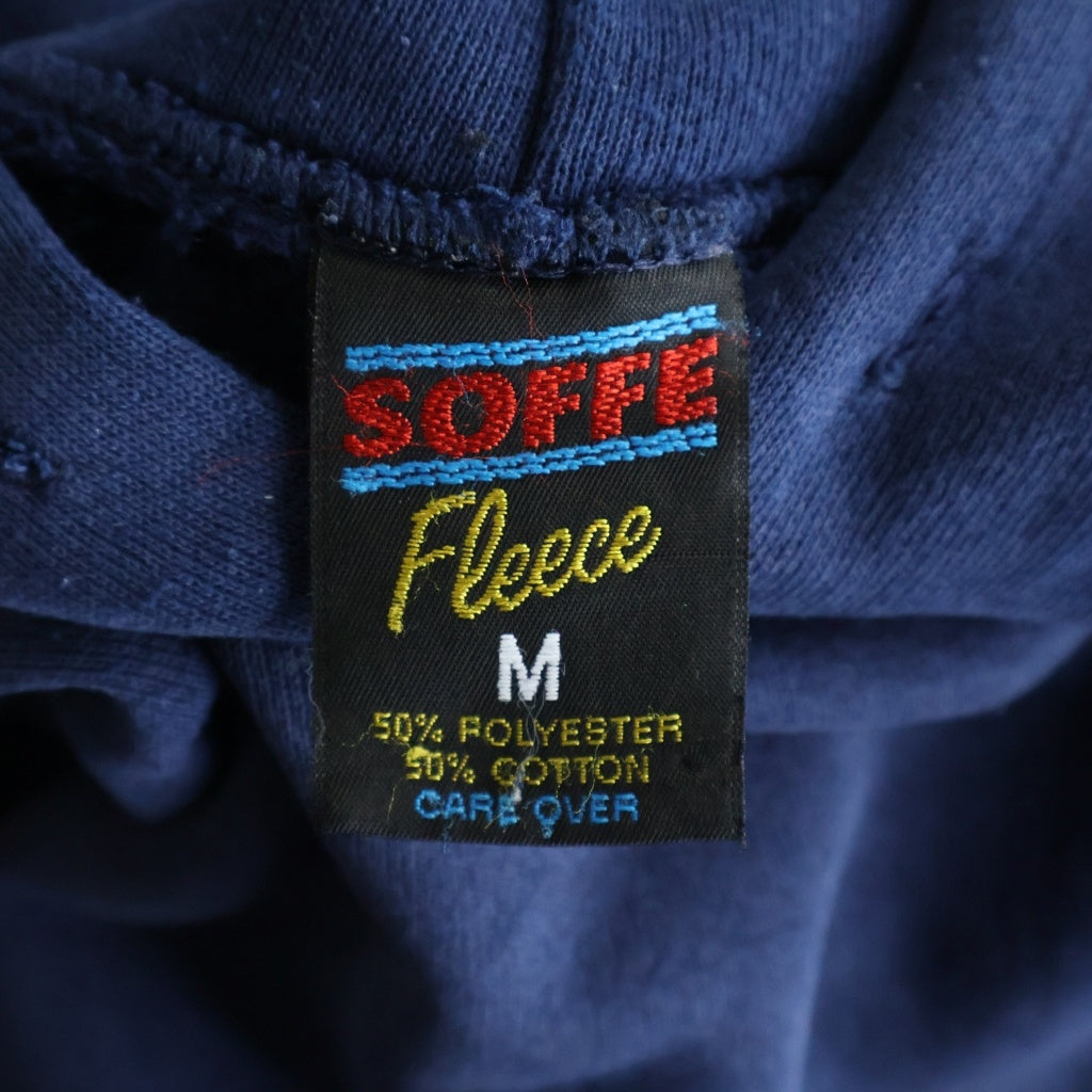 POWELL PERALTA(パウエルペラルタ) 90S BONES PULLOVER PARKA SOFFEE ボーンズ 胸プリント プルオーバースウェットパーカー フーディー ネイビー