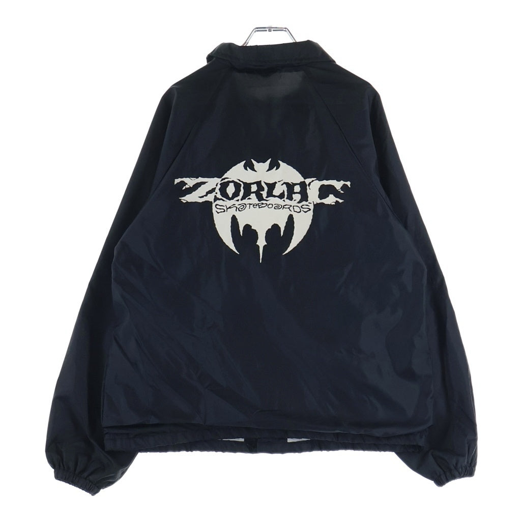 VINTAGE(ヴィンテージ) 80-90S VINTAGE ZORLAC NYLON COACH JACKET ヴィンテージ ゾーラック 両面ロゴプリント ナイロンコーチジャケット ブラック