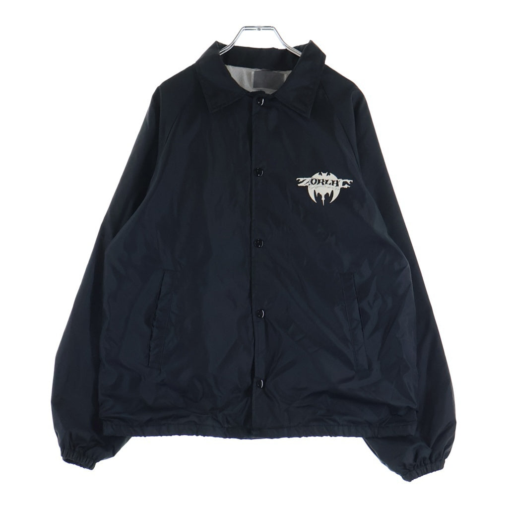 VINTAGE(ヴィンテージ) 80-90S VINTAGE ZORLAC NYLON COACH JACKET ヴィンテージ ゾーラック 両面ロゴプリント ナイロンコーチジャケット ブラック
