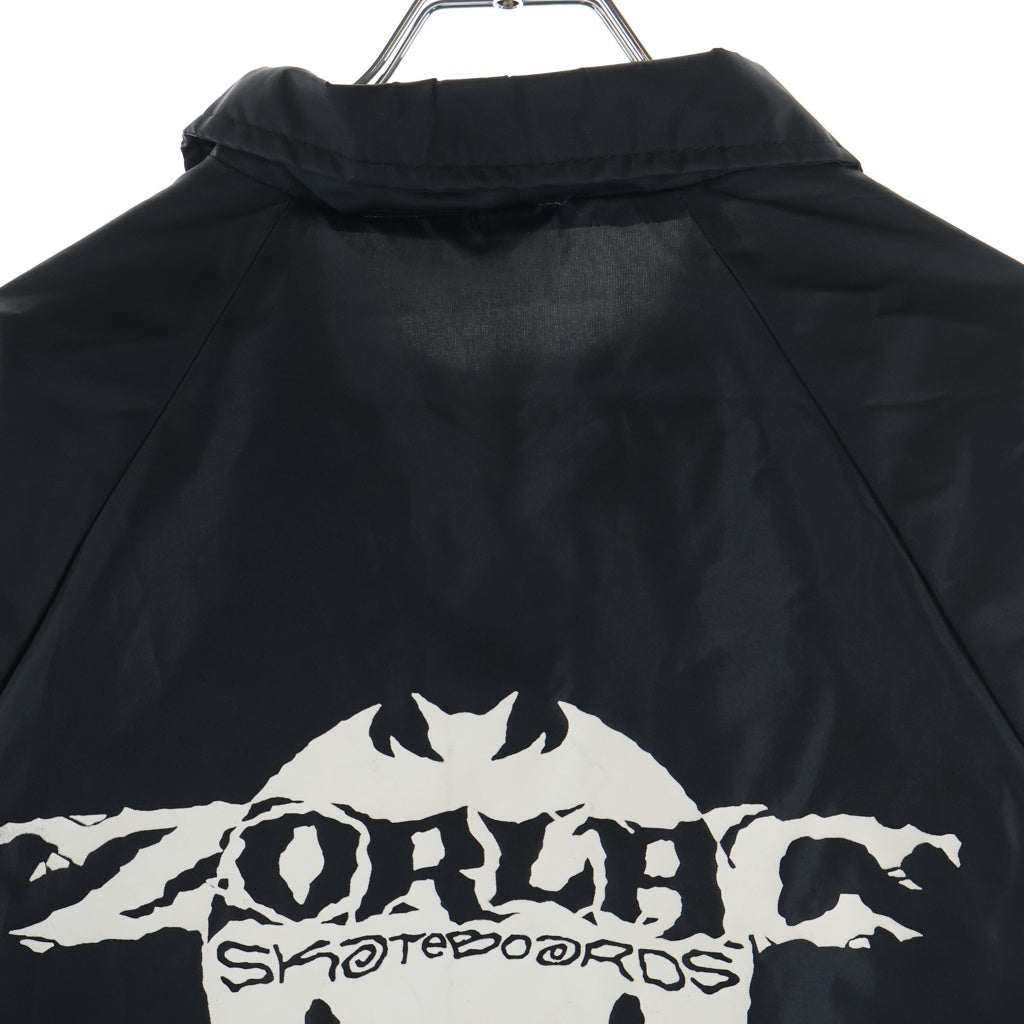VINTAGE(ヴィンテージ) 80-90S VINTAGE ZORLAC NYLON COACH JACKET ヴィンテージ ゾーラック 両面ロゴプリント ナイロンコーチジャケット ブラック