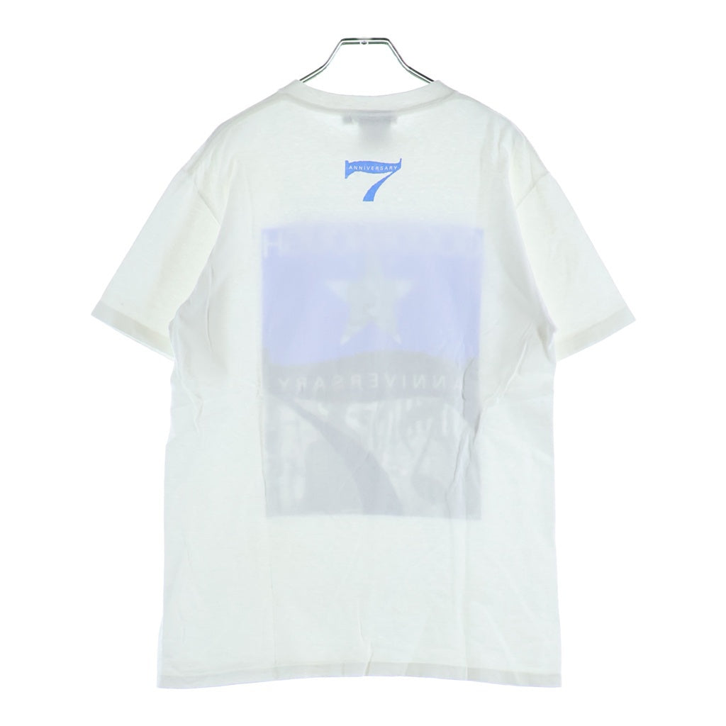 GOODENOUGH(グッドイナフ) 90S 7TH ANNIVERSARY T-SHIRT 7周年 フロントプリント クルーネック 半袖Tシャツ カットソー ホワイト