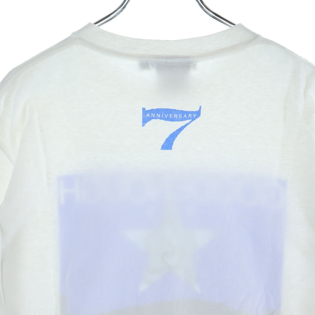 GOODENOUGH(グッドイナフ) 90S 7TH ANNIVERSARY T-SHIRT 7周年 フロントプリント クルーネック 半袖Tシャツ カットソー ホワイト