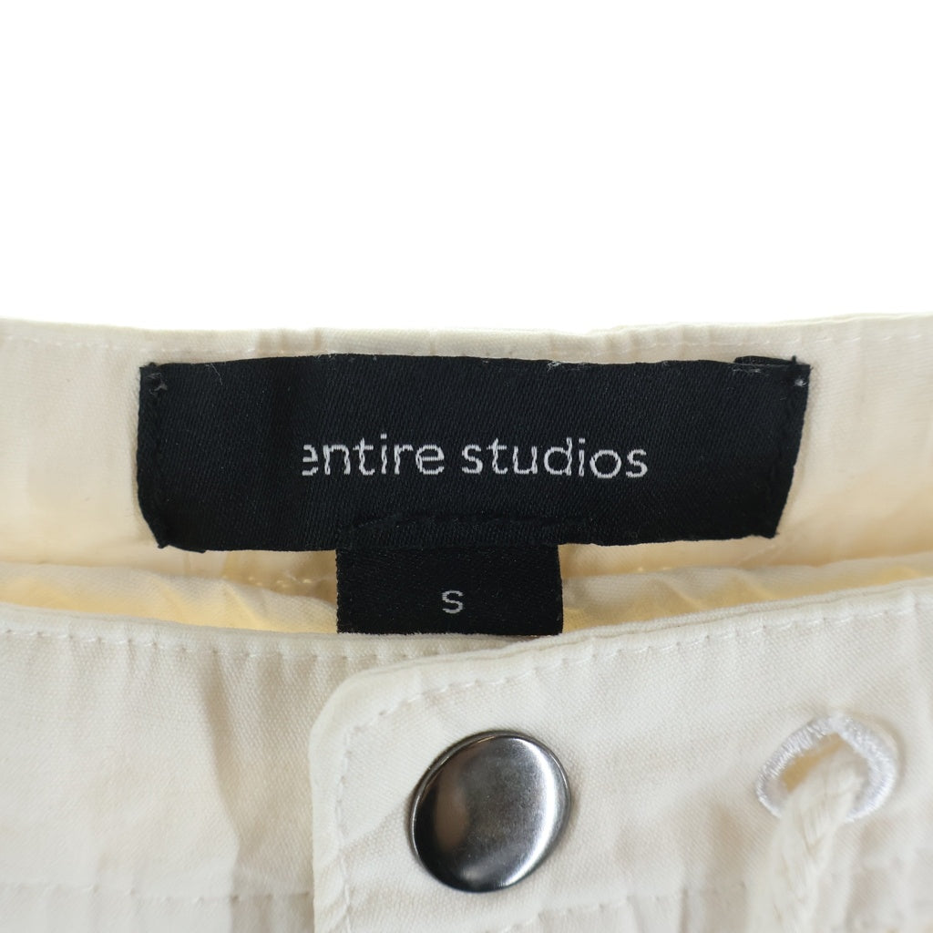 entire studios(エンタイア スタジオ) FREIGHT CARGO PANTS フライトカーゴパンツ ホワイト ES2395 PO069