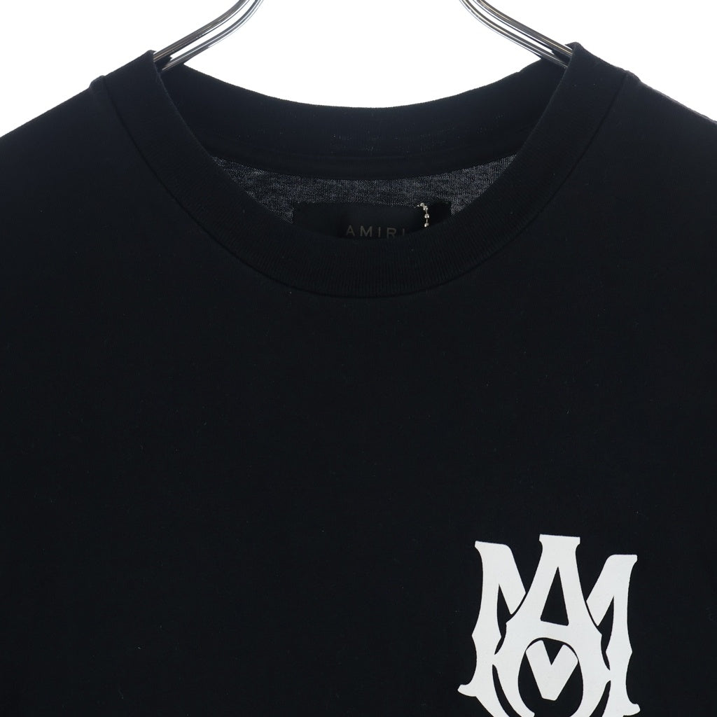 AMIRI(アミリ) MA CORE LOGO TEE ロゴプリント クルーネック半袖Tシャツ カットソー ブラック SRAMJYTE1074SMRBC09