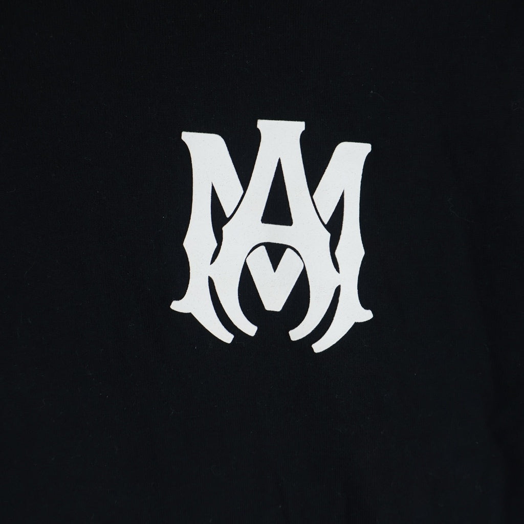 AMIRI(アミリ) MA CORE LOGO TEE ロゴプリント クルーネック半袖Tシャツ カットソー ブラック SRAMJYTE1074SMRBC09