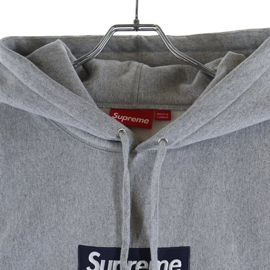 SUPREME(シュプリーム) 25AW Box Logo Hooded Sweatshirt ボックスロゴ プルオーバースウェットパーカー フーディ グレー