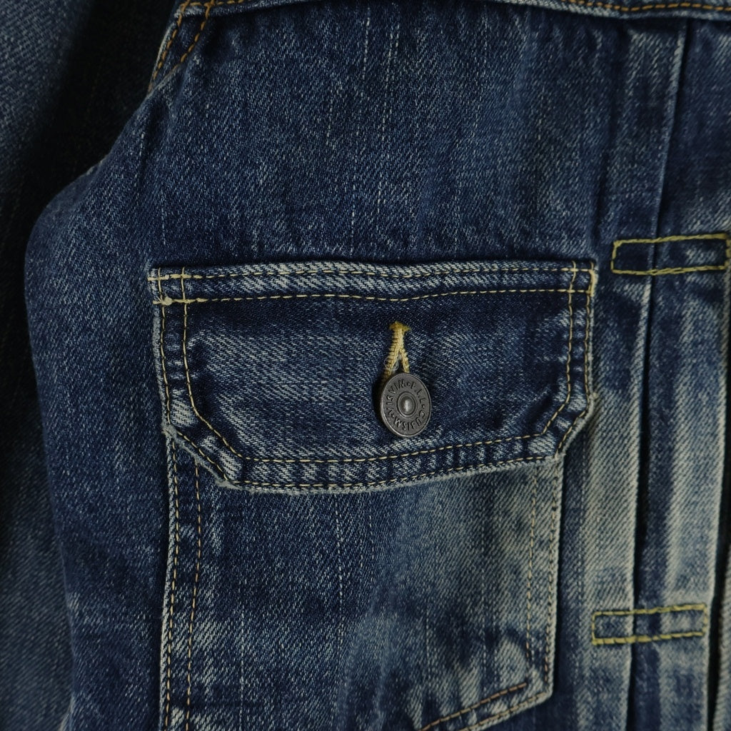 VISVIM(ヴィスヴィム) 11AW SOCIAL SCULPTURE 101 JKT ソーシャルスカルプチャー パイソンパッチ デニムトラッカージャケット インディゴ VS0001827