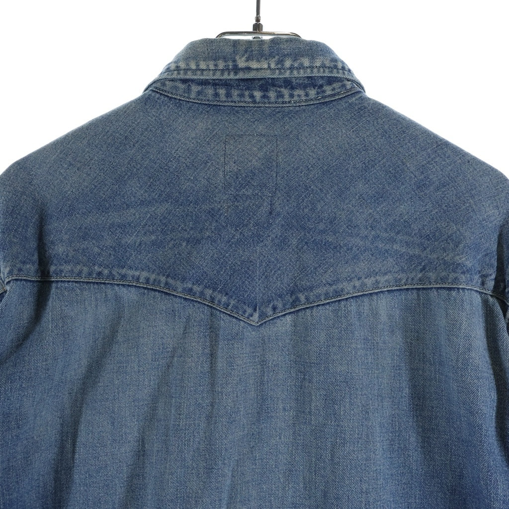 VISVIM(ヴィスヴィム) SOCIAL SCULPTURE SHIRT DMGD ソーシャル スカルプチャー デニム ウエスタン長袖シャツ インディゴ 0112305007002