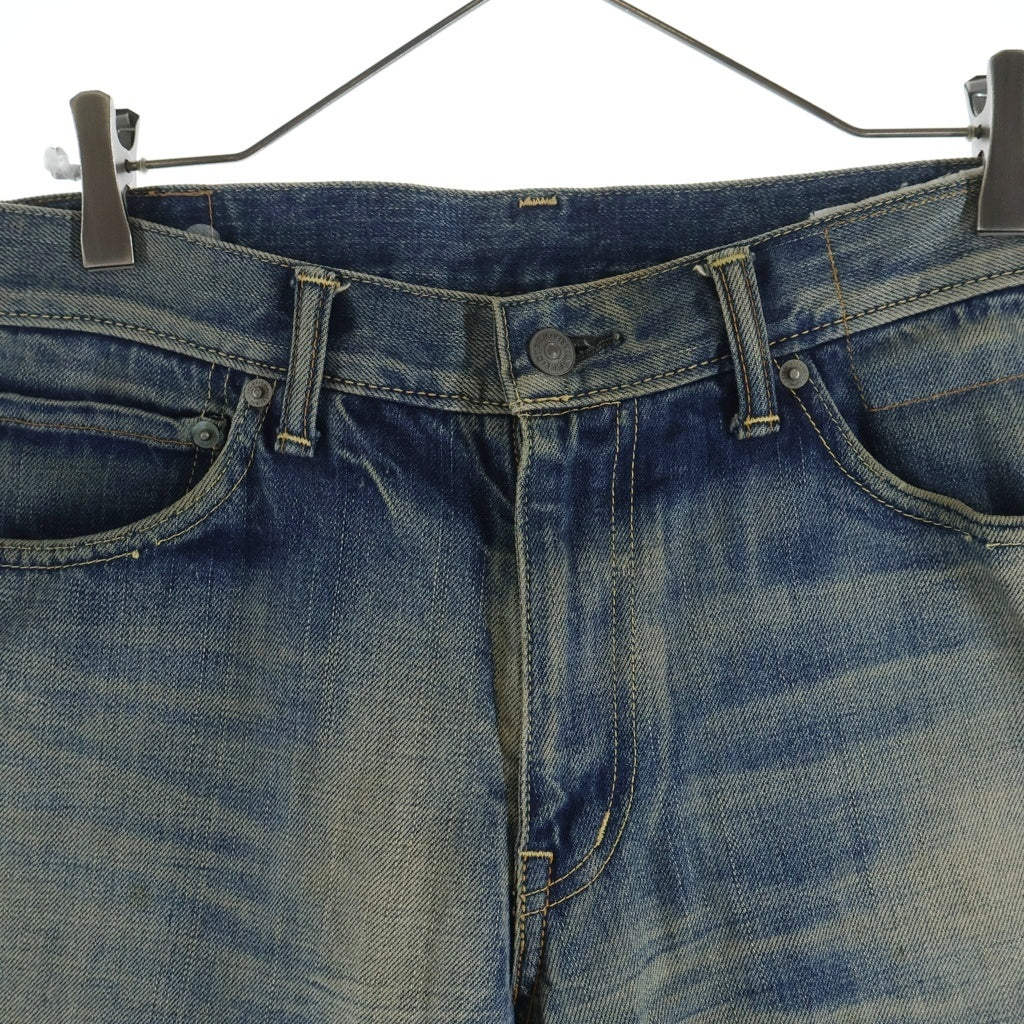 VISVIM(ヴィスヴィム) SOCIAL SCULPTURE DENIM ソーシャルスカルプチャー パイソンパッチ ジップフライ ストレートデニムパンツ インディゴ 03.5725.9567