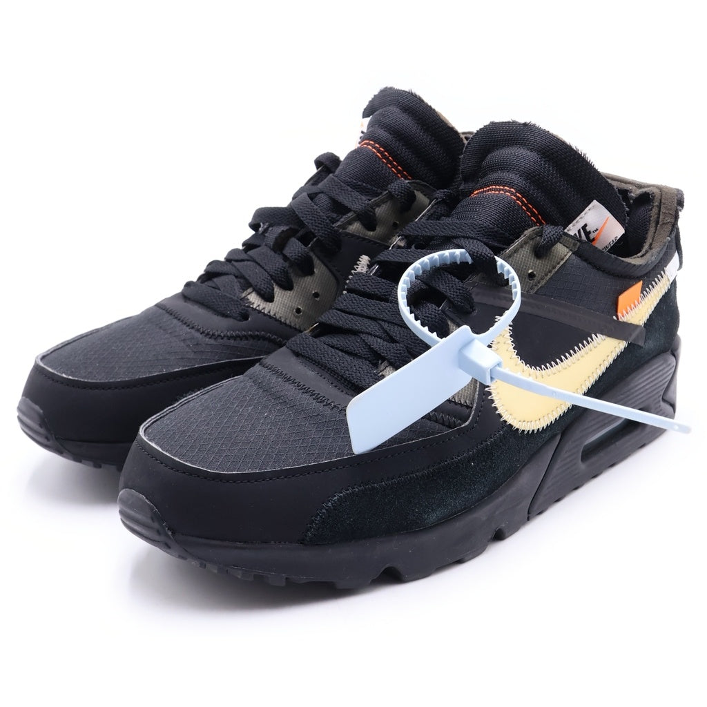 NIKE(ナイキ) ×OFF-WHITE THE 10 AIR MAX 90 オフホワイト ザテン エアマックス90 ローカットスニーカー ブラック US10.5/28.5cm AA7293-001