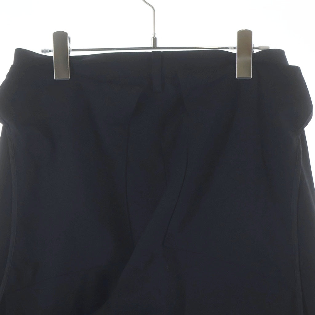 sulvam(サルバム) 20AW Gabardine Boot Cut Pants ギャバジン ブーツカットパンツ ブラック SS-P02-100