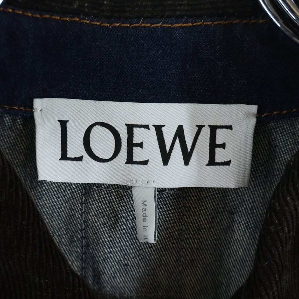 LOEWE(ロエベ) FISHERMAN TURN UP JACKET フィッシャーマン ターンアップ デニムジャケット インディゴ H526Y13X11