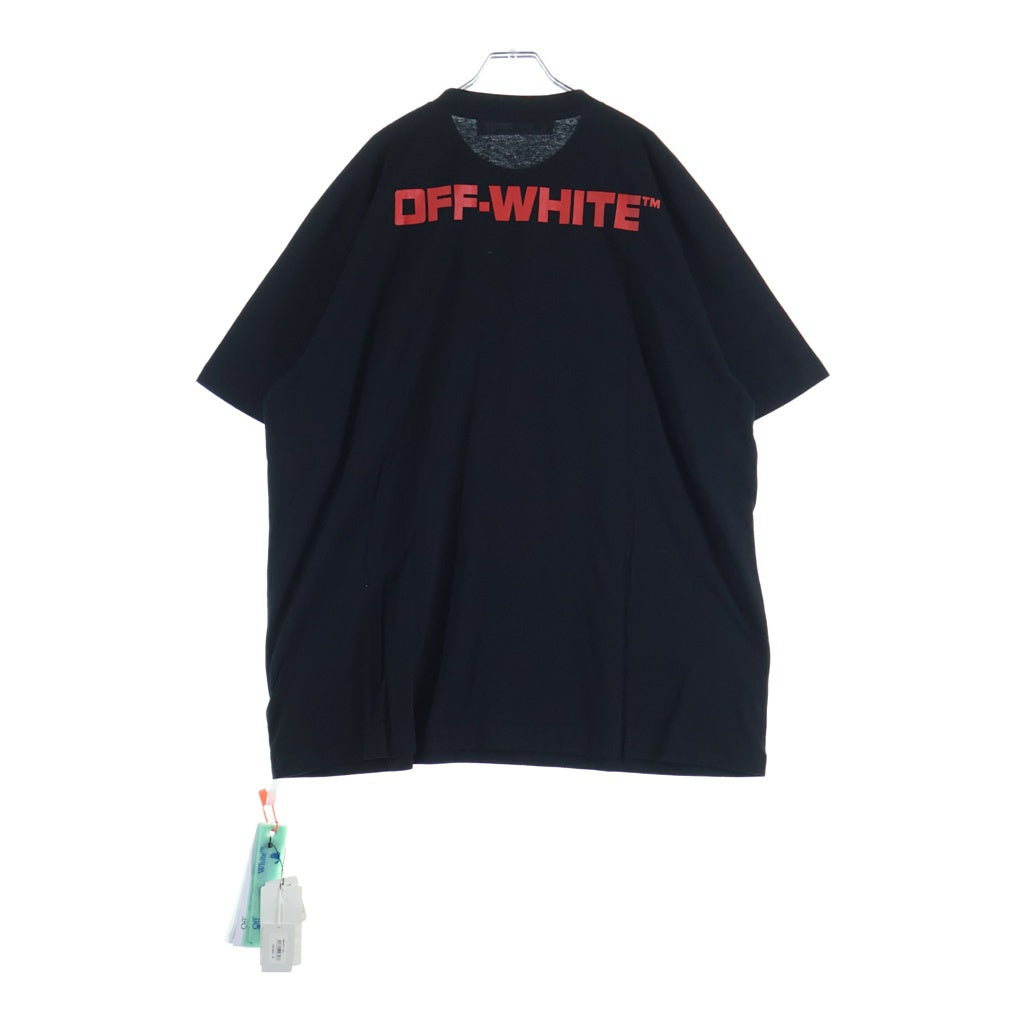 OFF-WHITE(オフホワイト) Dematerialization T-SHIRT デマテリアライゼーション クルーネック半袖Tシャツ カットソー ブラック OMAA038R21JER005