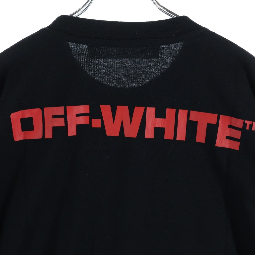 OFF-WHITE(オフホワイト) Dematerialization T-SHIRT デマテリアライゼーション クルーネック半袖Tシャツ カットソー ブラック OMAA038R21JER005