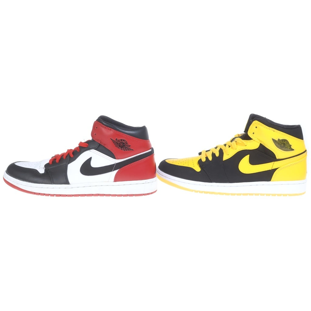 NIKE(ナイキ) AIR JORDAN 1 MID OLD LOVE AIR JORDAN 1 MID NEW LOVE エアージョーダン1 ニューラブ ミッドカットスニーカー イエロー/ブラック US11/29cm 136085-072