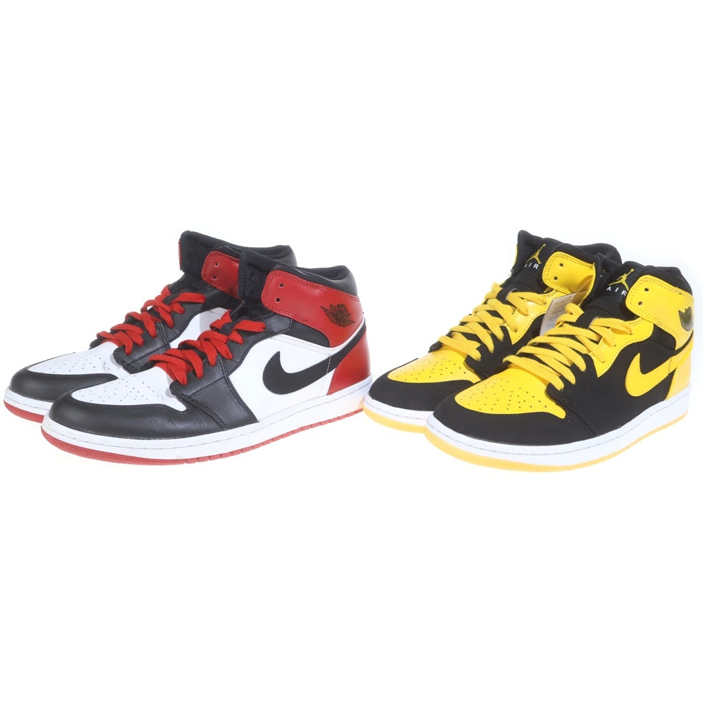 NIKE(ナイキ) AIR JORDAN 1 MID OLD LOVE AIR JORDAN 1 MID NEW LOVE エアージョーダン1 ニューラブ ミッドカットスニーカー イエロー/ブラック US11/29cm 136085-072