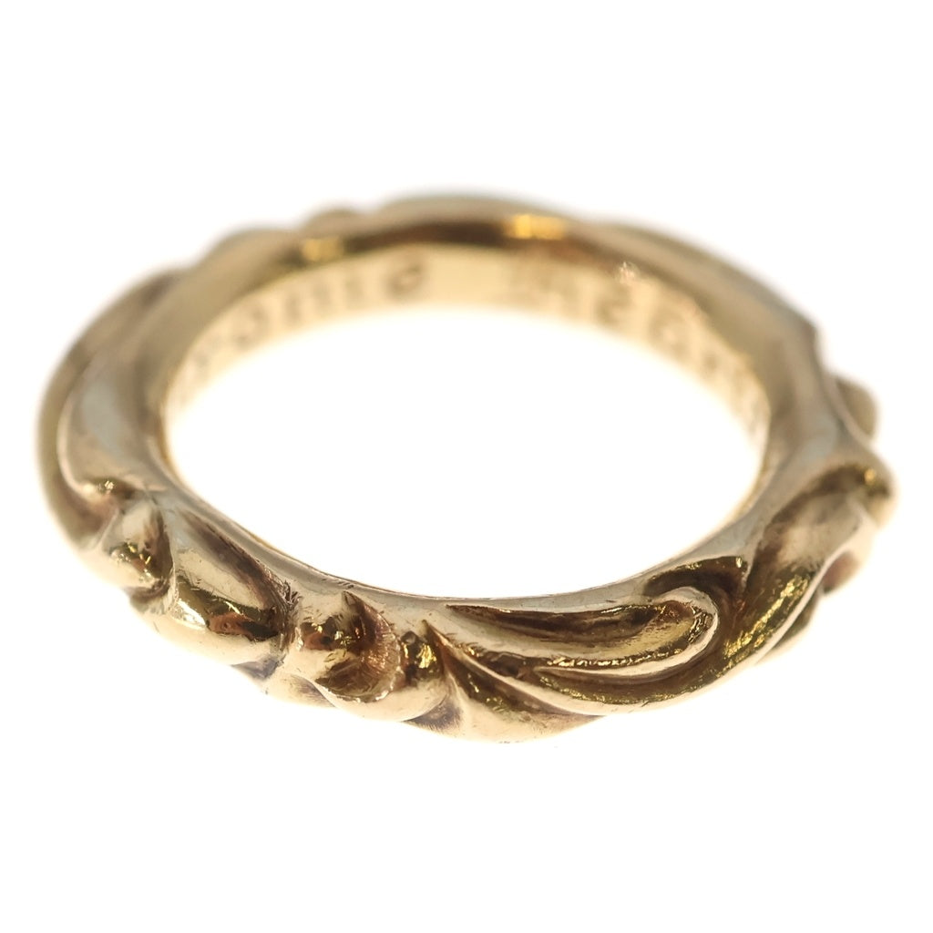 CHROME HEARTS(クロムハーツ) 22K SCRL BAND スクロールバンド リング ゴールド BCA416