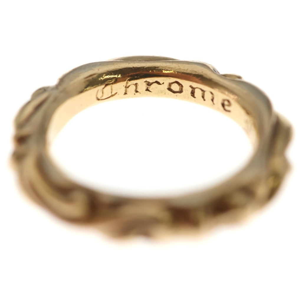 CHROME HEARTS(クロムハーツ) 22K SCRL BAND スクロールバンド リング ゴールド BCA416