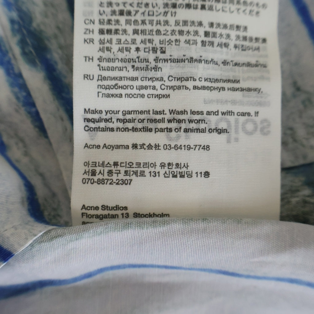 Acne Studios(アクネ ストゥディオズ) 25SS BUTTON UP SHIRT ボタン