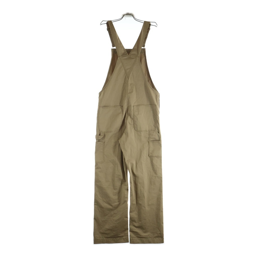 MONCLER(モンクレール) 25SS GABARDINE OVERALLS ギャバジン ロゴパッチ オーバーオール オールインワン ツナギ ベージュ K10912G00001 57448