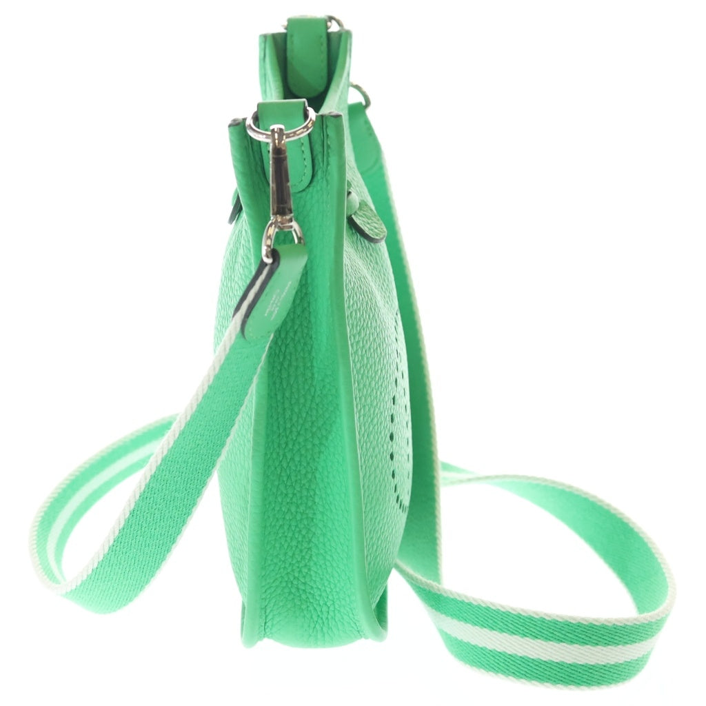 HERMES(エルメス) エブリン TPM K刻印 トリヨンクレマンス レザー ミニショルダーバッグ グリーン レディース