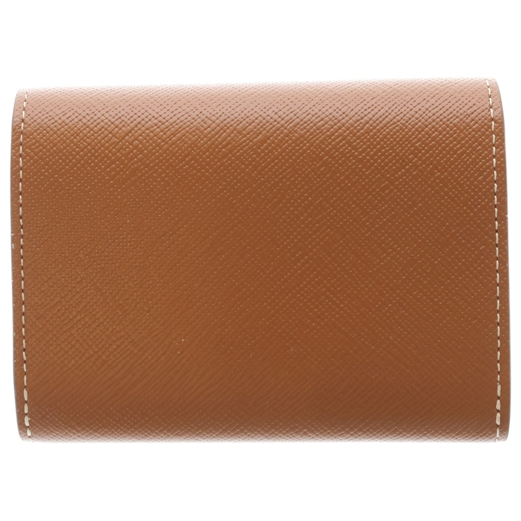 Cartier(カルティエ) C ドゥ カルティエ カーフスキン バイフォルド ウォレット 二つ折り財布 ブラウン L3002437 レディース