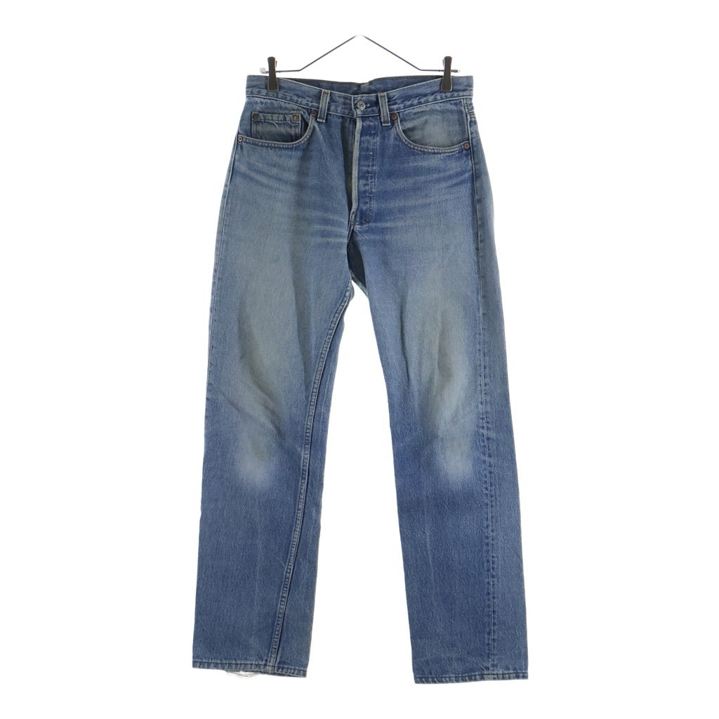 Levi's(リーバイス) 80-90S VINTAGE MADE IN USA 501 ヴィンテージ USA製 ボタン裏刻印546 スモールe ブリーチ ストレートデニムパンツ インディゴ