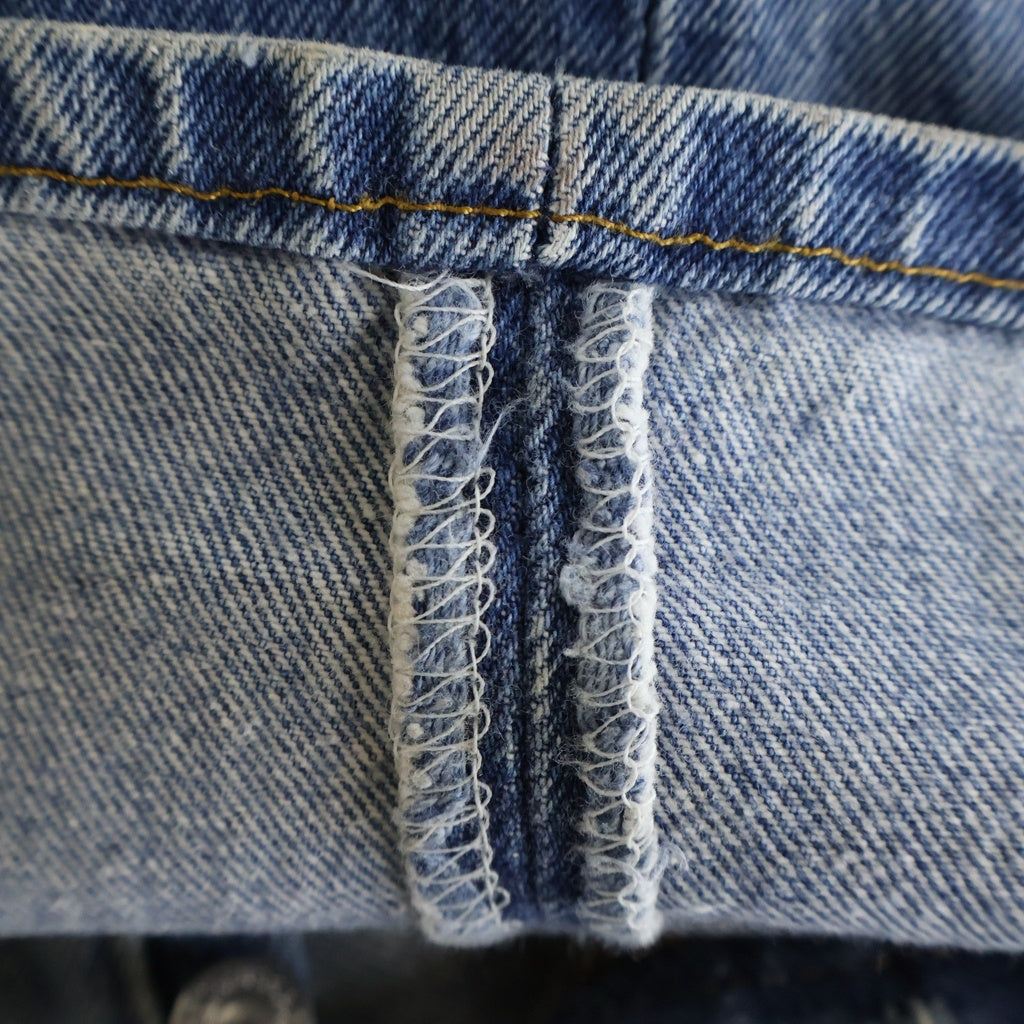 Levi's(リーバイス) 80-90S VINTAGE MADE IN USA 501 ヴィンテージ USA製 ボタン裏刻印546 スモールe ブリーチ ストレートデニムパンツ インディゴ