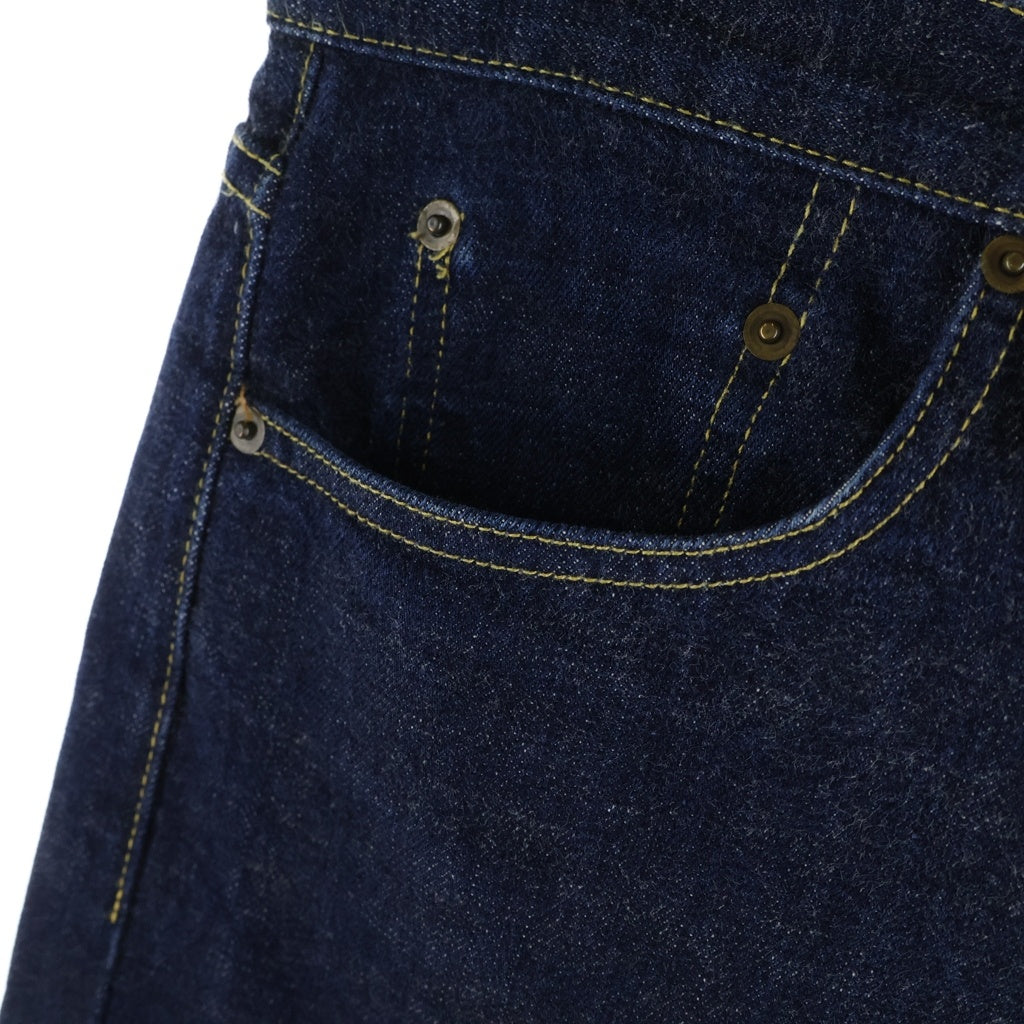 STUSSY(ステューシー) 90-00S VINTAGE MADE IN USA OLD DENIM PANTS ヴィンテージ USA製 紺タグ ボタンフライ ストレートデニムパンツ インディゴ