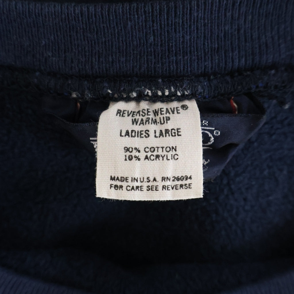 CHAMPION(チャンピオン) 90S VINTAGE ×LAND END WMNS REVERSE WEAVE ヴィンテージ ランズエンド ウィメンズ リバースウィーブ USA製 スウェット トレーナー ネイビー レディース