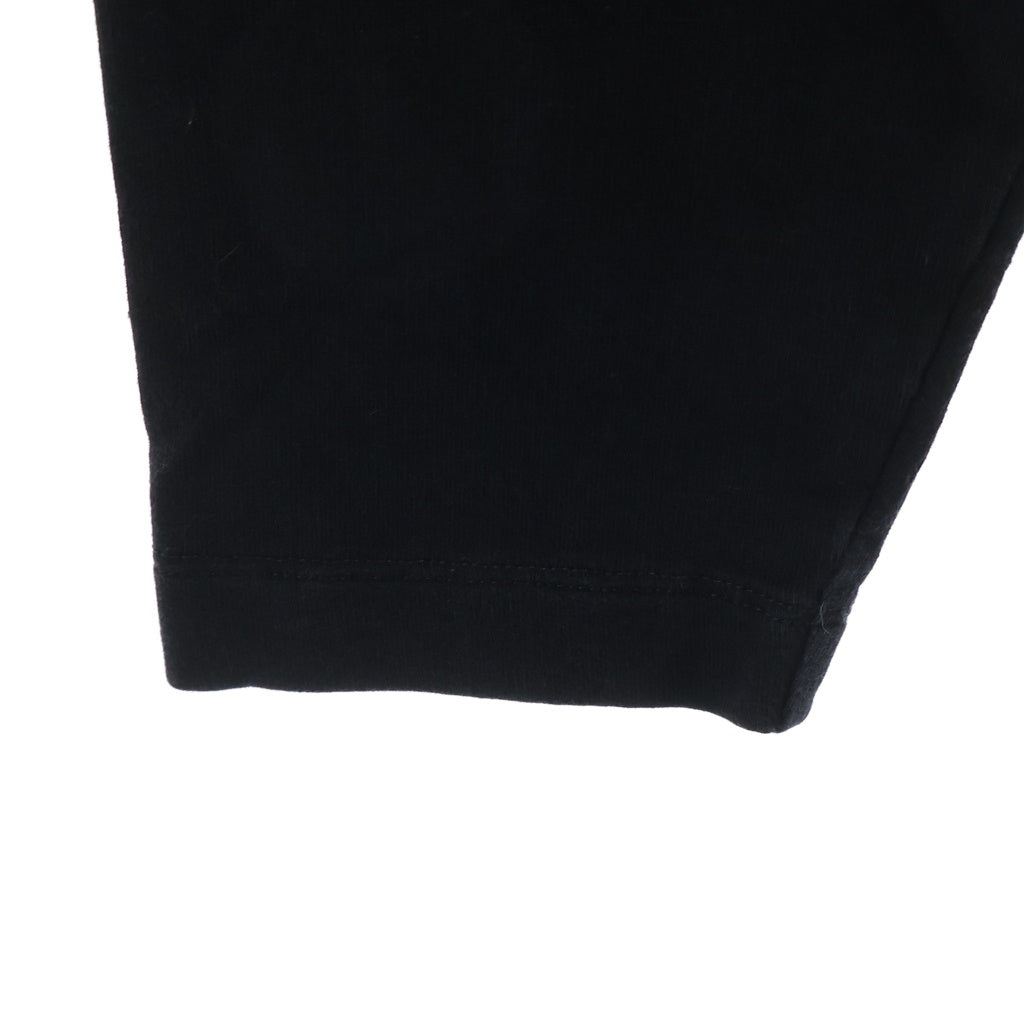 MONCLER(モンクレール) 22AW フロントプリント クルーネック長袖 ドッキングTシャツカットソー ブラック H20918D00006