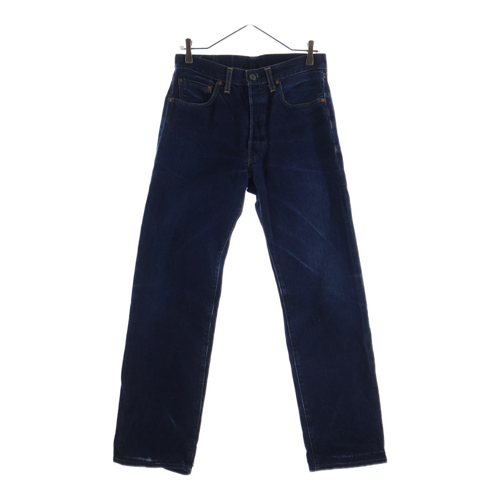 Levi's(リーバイス) 90S VINTAGE 1955年モデル 501XX 復刻版 ヴィンテージ USA製 バレンシア工場 ボタン裏555 ビッグE 紙パッチ ボタンフライ デニムパンツ インディゴ