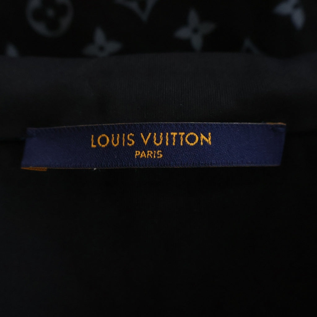 LOUIS VUITTON(ルイヴィトン) 22SS ハイブリッド ジップスルー モノグラム パーカー ブラック RM221M YNF HMY16W