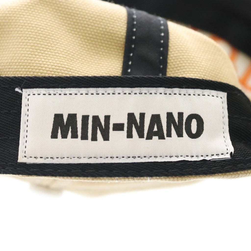 NO BRAND(ノーブランド) MIN-NANO ミンナノ TOTG TOUR NOVELTY CAP ツアーノベルティ ロゴエンブロイダリー キャップ 帽子 ブラウン