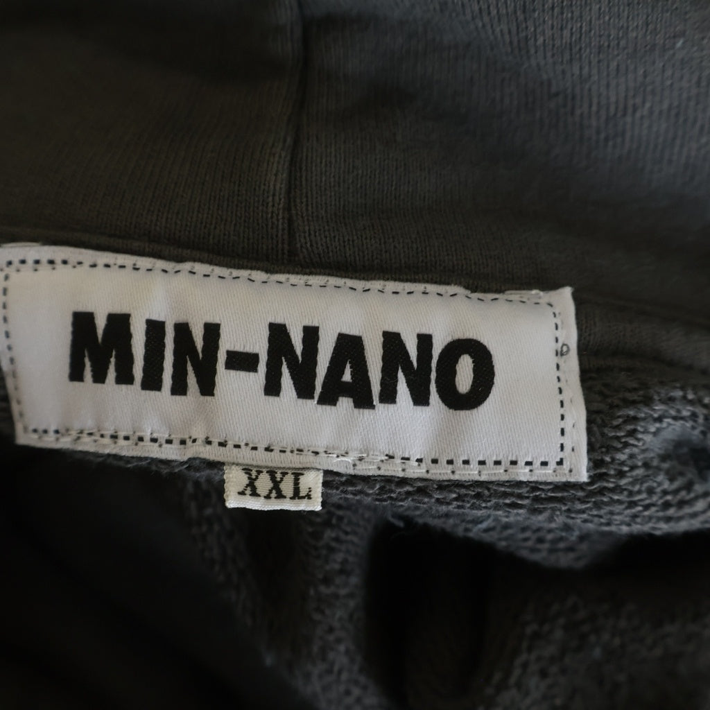 Creek Angler's Device(クリーク アングラーズ デバイス) ×MIN-NANO Canadian Hoodie ミンナノ カナディアン フロントロゴプリント プルオーバーフーディー パーカー グレー