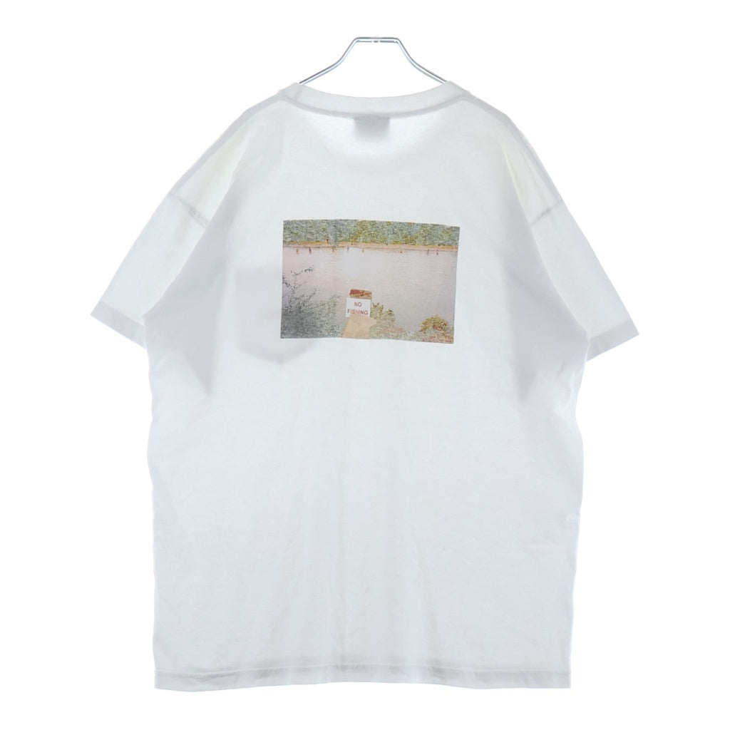 Creek Angler's Device(クリーク アングラーズ デバイス) VISTA POINT ヴィスタポイント フォトプリント クルーネック半袖Tシャツ カットソー ホワイト